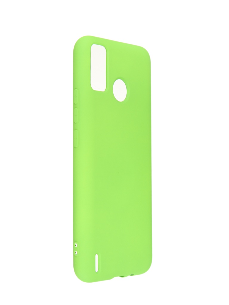 фото Чехол neypo для tecno spark 6 go silicone 2.0mm light green nsc53082
