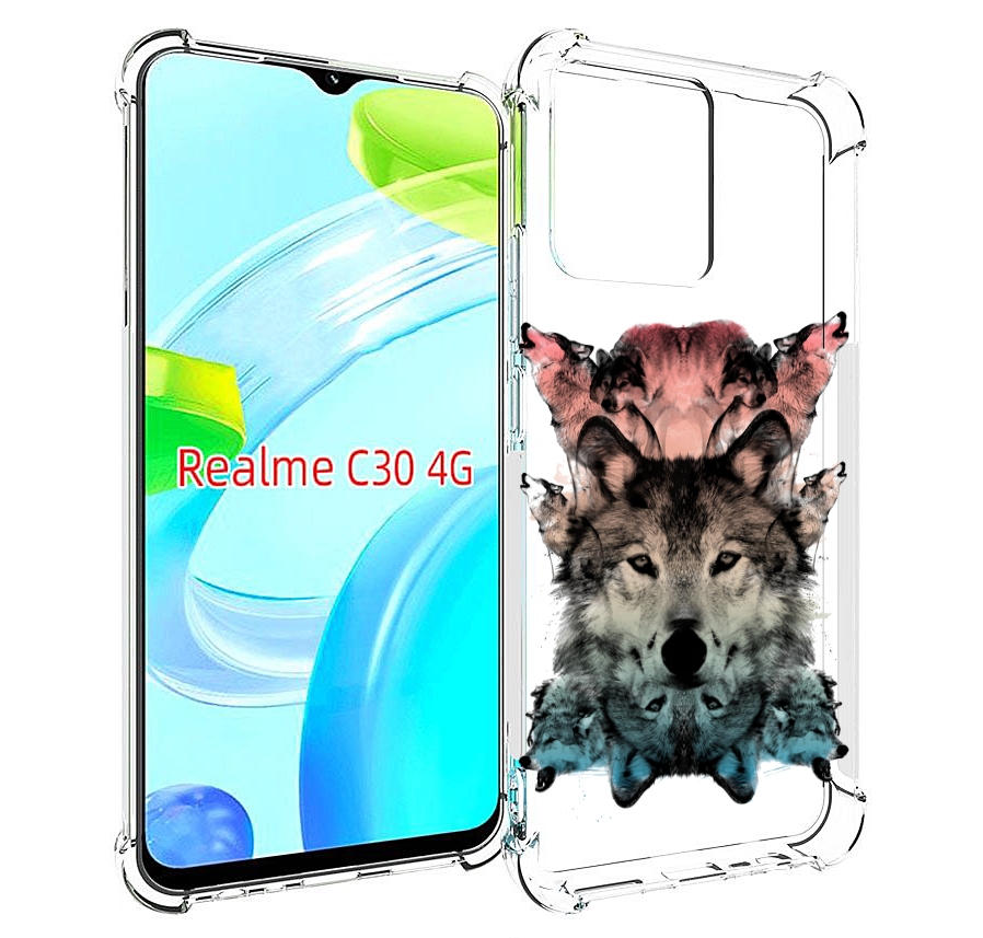 

Чехол MyPads стая для Realme C30 4G / Narzo 50i Prime, Прозрачный, Tocco