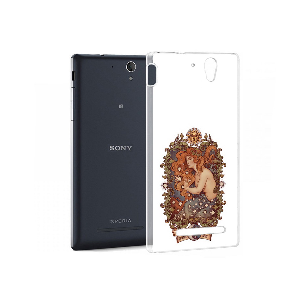 

Чехол MyPads Tocco для Sony Xperia C5 Ultra звездная девушка абстракция (PT16261.253.351), Прозрачный, Tocco