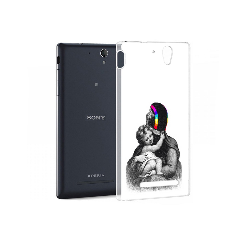 

Чехол MyPads Tocco для Sony Xperia C5 Ultra защитник в шлеме (PT16261.253.350), Прозрачный, Tocco