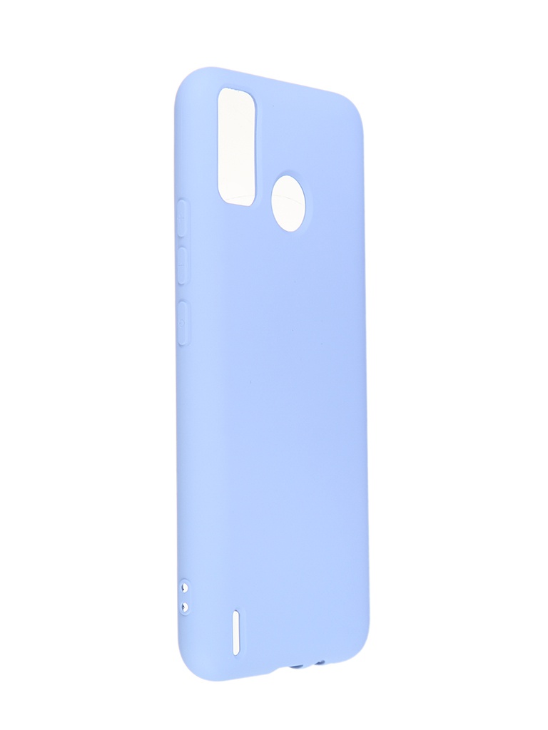 фото Чехол neypo для tecno spark 6 go silicone 2.0mm light blue nsc53086