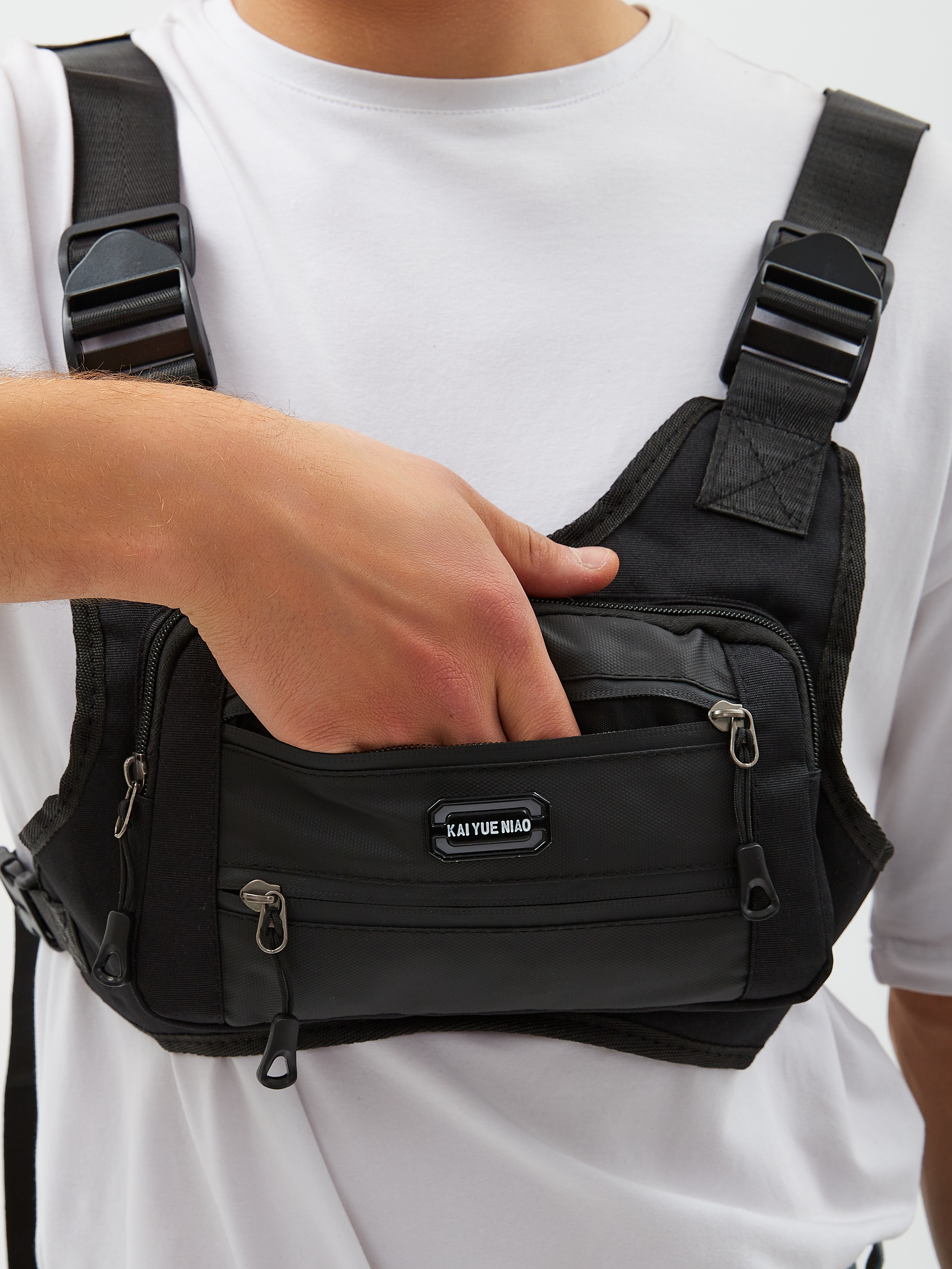 Сумка унисекс PouchMan М1-5 черная