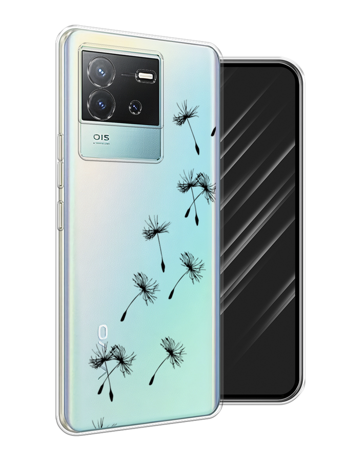 

Чехол Awog на Vivo T2 4G "Летящие одуванчики", Черный, 269550-1