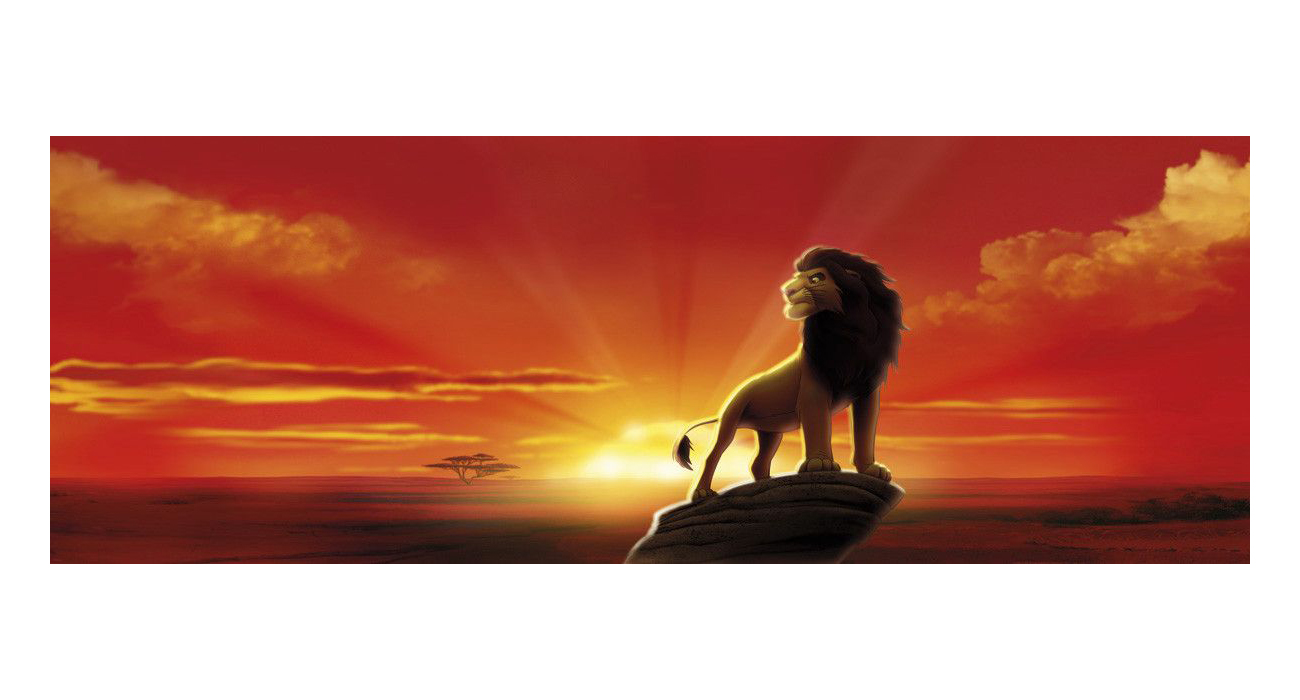 Фотообои Komar The Lion King артикул 1-418 размер 202 x 73 cm на бумажной основе