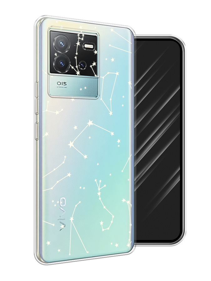 

Чехол Awog на Vivo T2 4G "Созвездия", Прозрачный;серый;бежевый, 269550-1