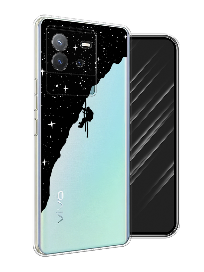 

Чехол Awog на Vivo T2 4G "Скалолаз в космосе", Черный;белый;бежевый, 269550-1