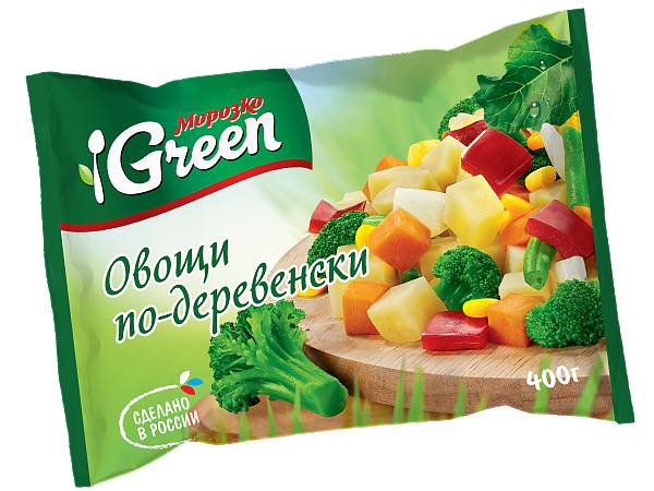 фото Овощи морозко green по-деревенски замороженные 400 г