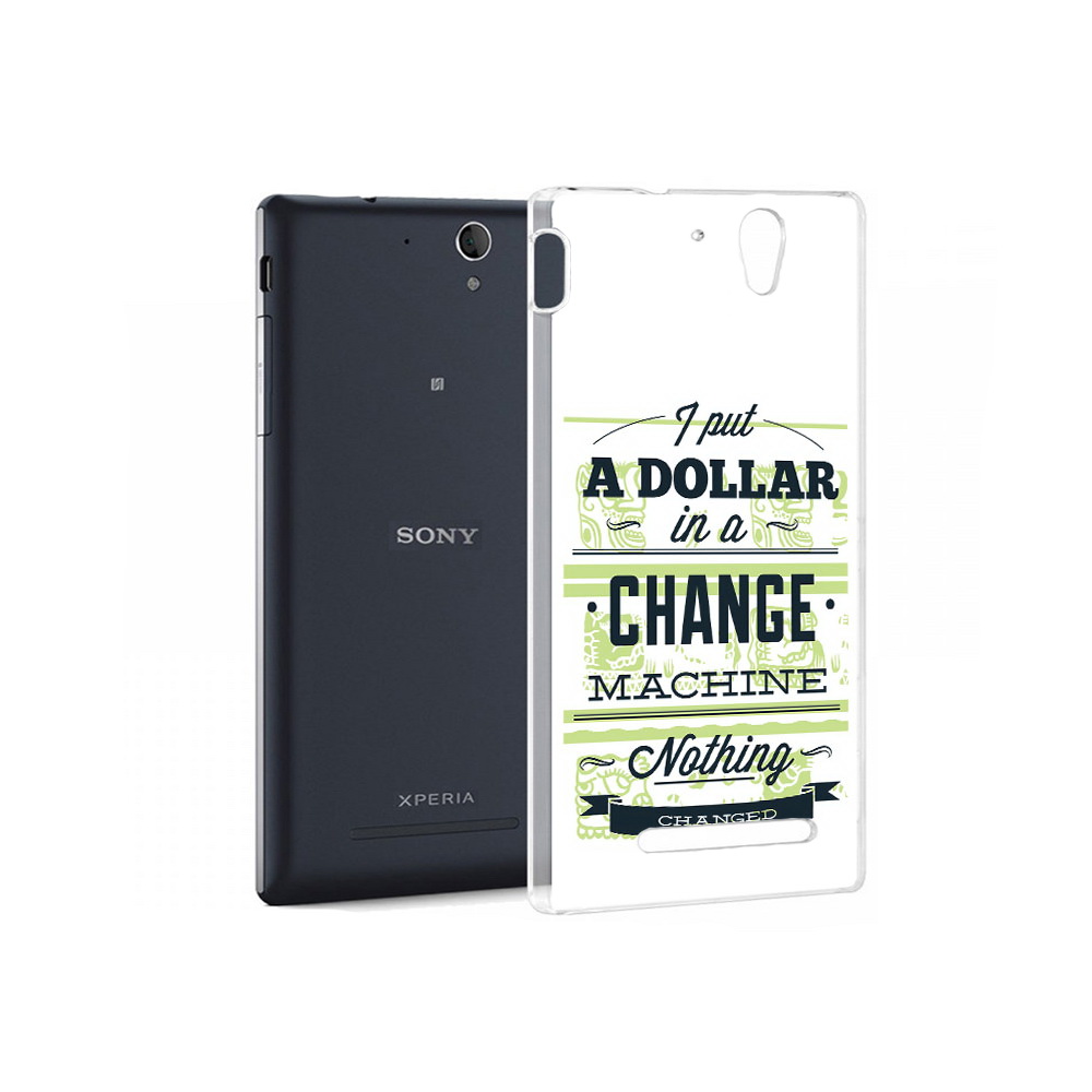 

Чехол MyPads Tocco для Sony Xperia C5 Ultra доллар надпись (PT16261.253.336), Прозрачный, Tocco
