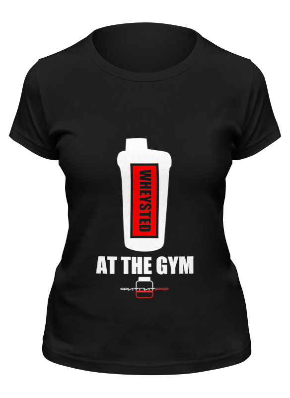 фото Футболка женская printio фитпит.рф - спортивное питание черная s