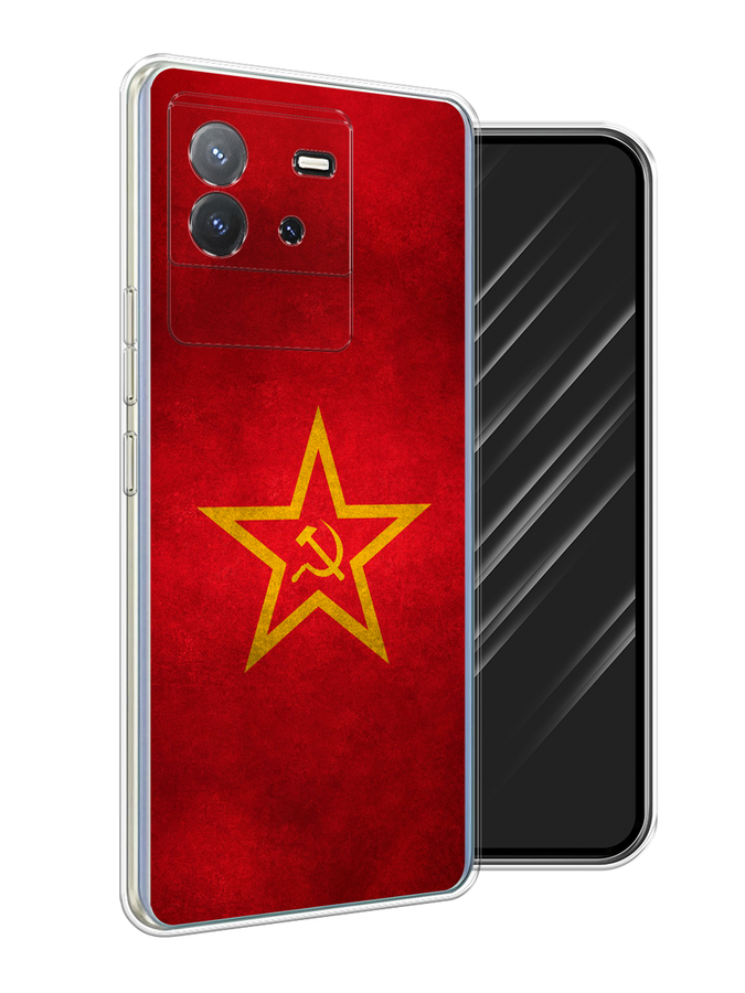 

Чехол Awog на Vivo T2 4G "Красное знамя", Желтый;красный, 269550-1