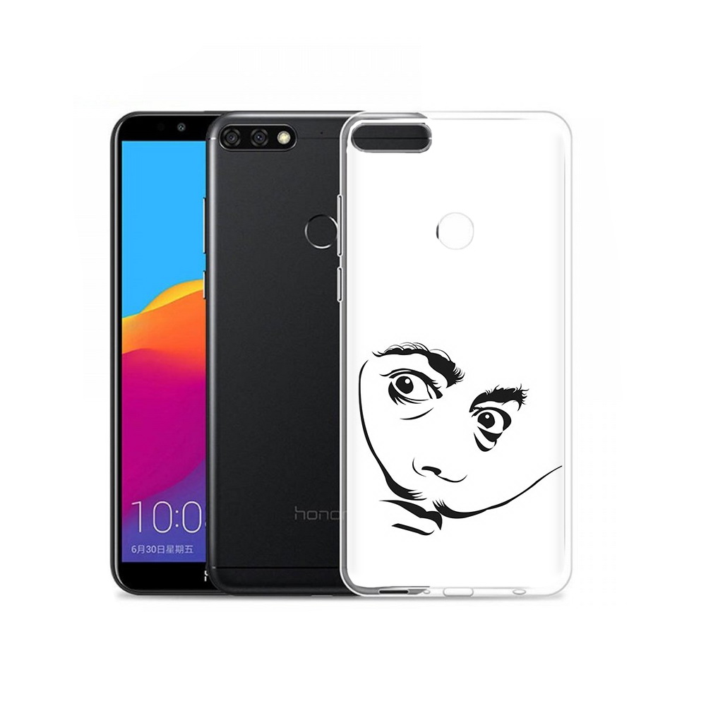 

Чехол MyPads Tocco для Honor 7C Pro мужчина с длинными усами (PT113786.47.487), Прозрачный, Tocco