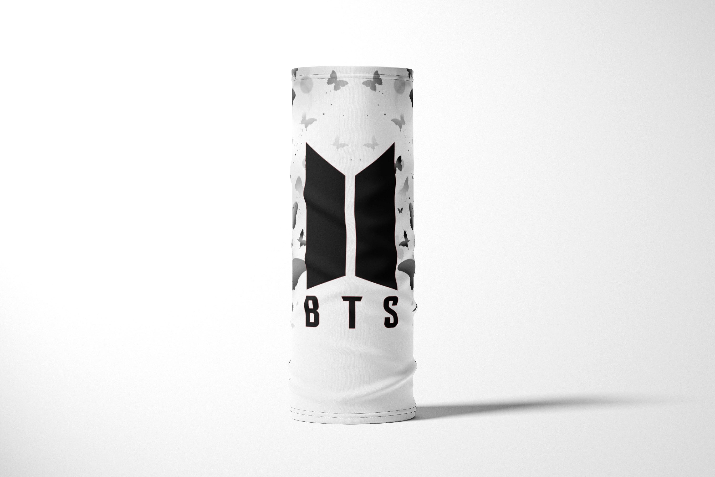 

Бандана / Бафф / Снуд-трансформер / K pop / BTS BUTTERFLIES, Черный;белый, BBuffVM_VM1794879