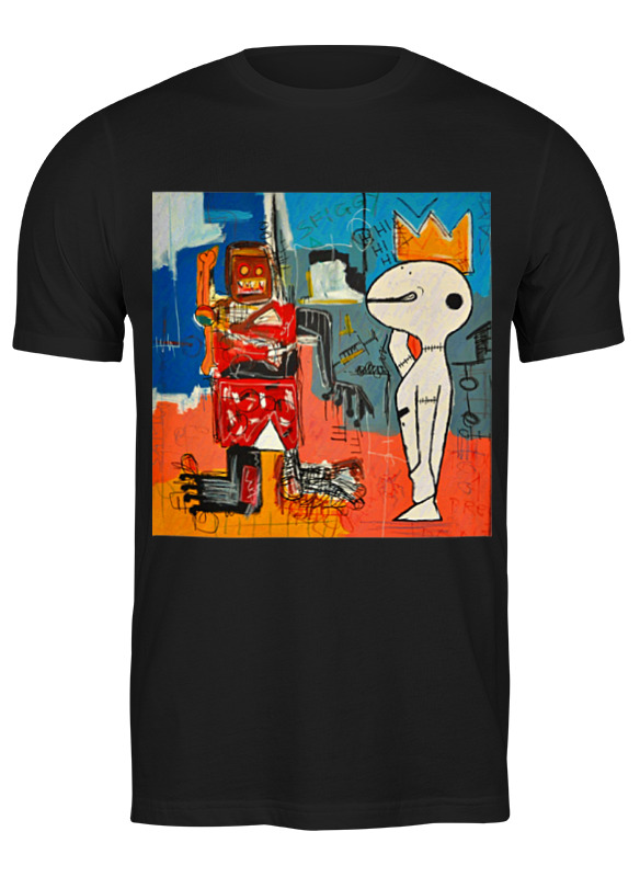 Футболка мужская Printio Basquiat/жан-мишель баския черная S