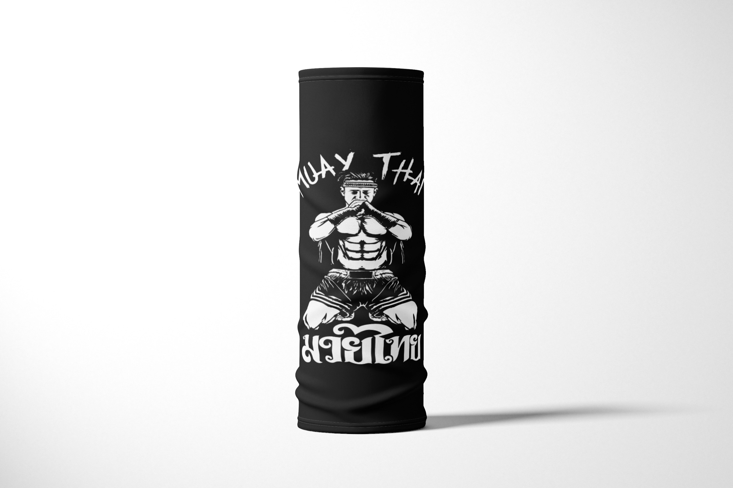 

Бандана / Бафф / Снуд-трансформер / Боевые искусства / Муай Тай Muay Thai, Белый;черный, BBuffVM_VM1792601
