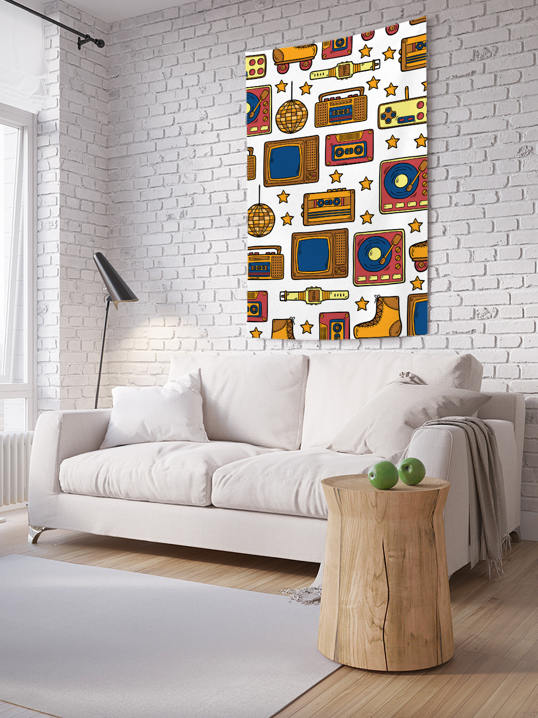 

Вертикальное фотопанно на стену JoyArty Далекие 90-е 150x200 см, Далекие 90-е