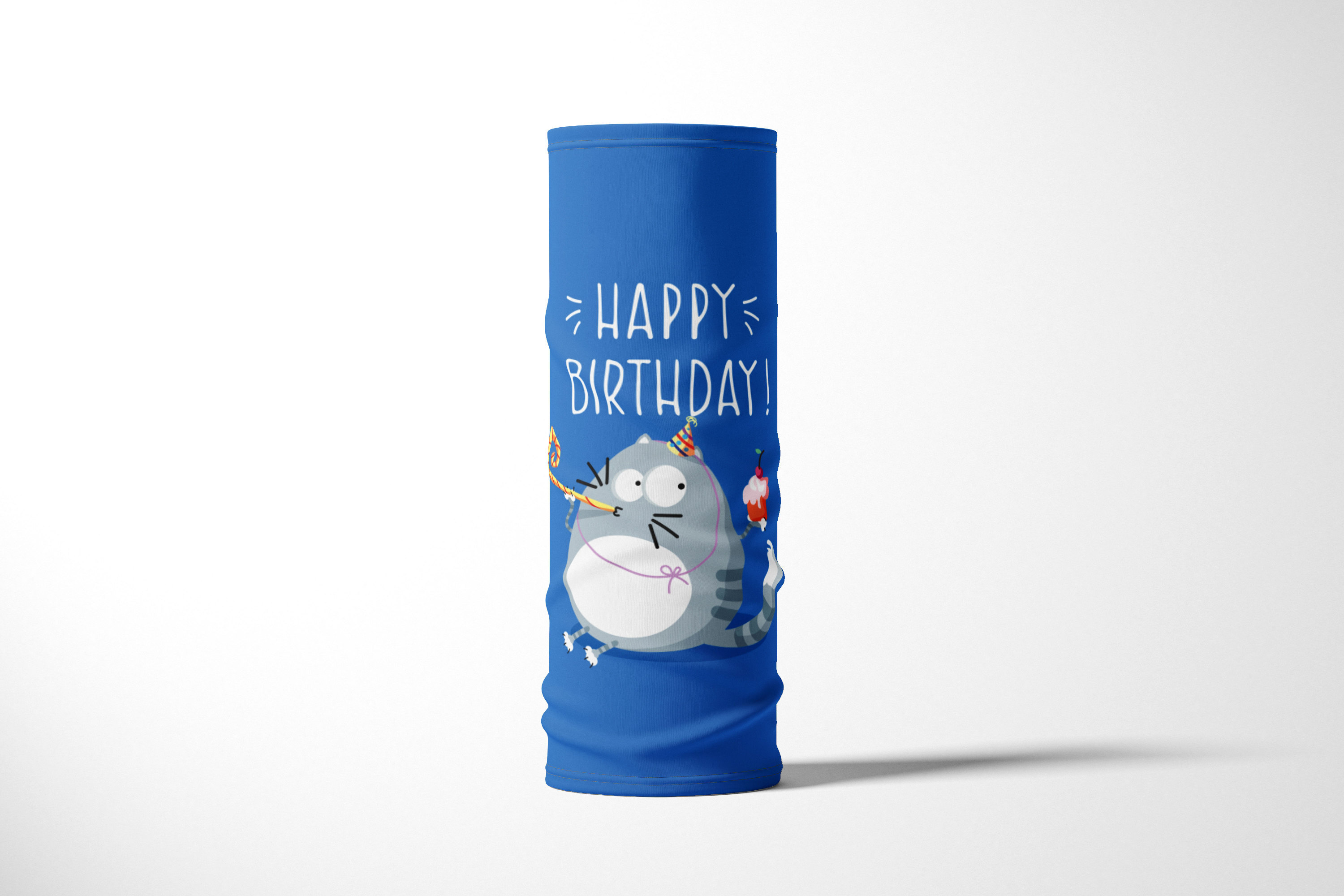 

Бандана / Бафф / Снуд-трансформер / Праздники / День рождения Happy birthday, Разноцветный, BBuffVM_VM1791601