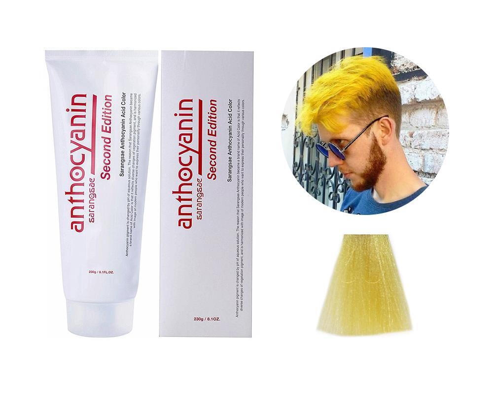 Краска для волос ANTHOCYANIN 230 Y02 - Mustard Yellow