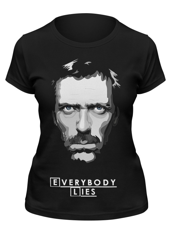 

Футболка женская Printio Доктор хаус (house m.d.) черная 2XL, Черный, Доктор хаус (house m.d.)