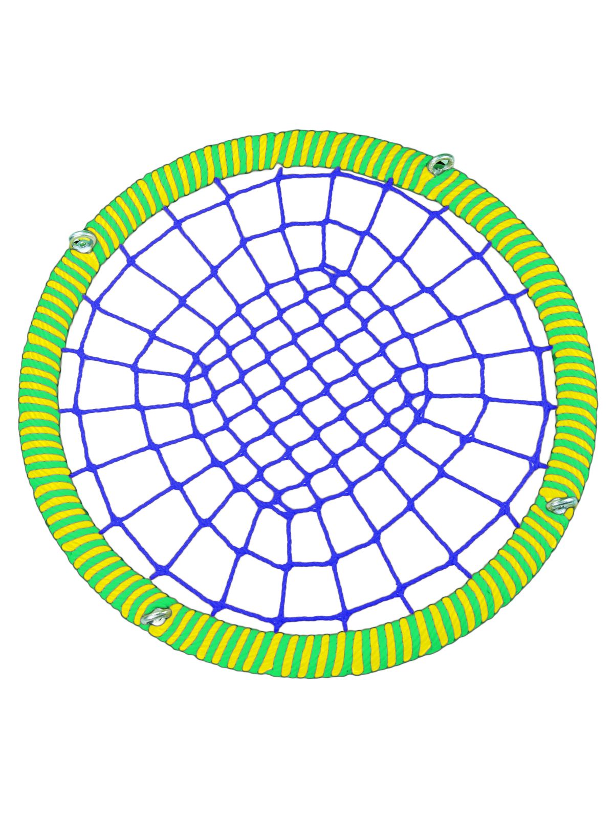 фото Подвесные качели гнездо размер80 см толщина обода 72 мм армированный канат обода 16 мм jinn