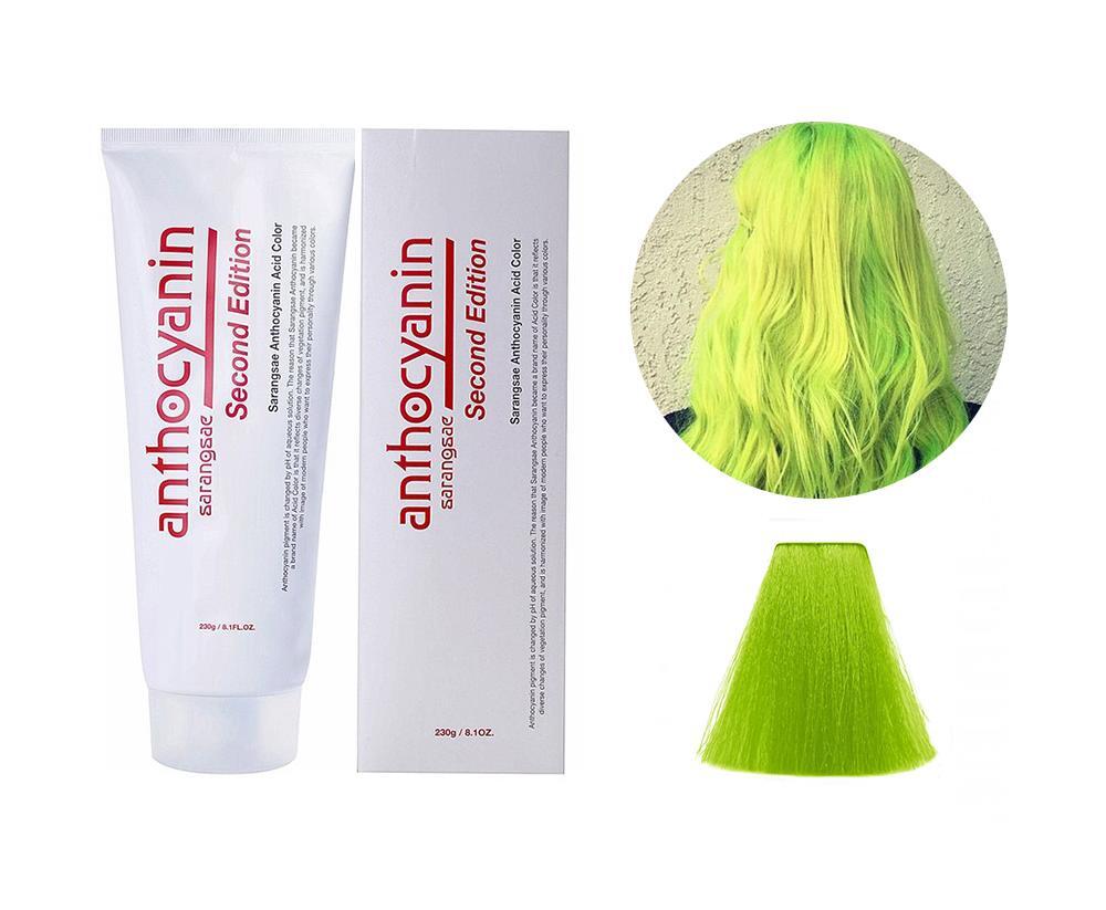 фото Краска для волос anthocyanin 230 g14 - psyche lime