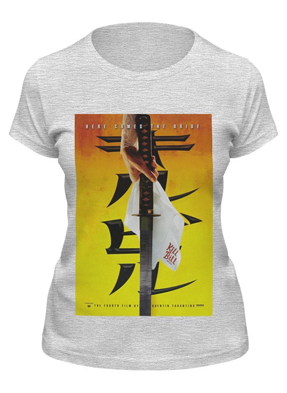 

Футболка женская Printio Kill bill серая S, Kill bill
