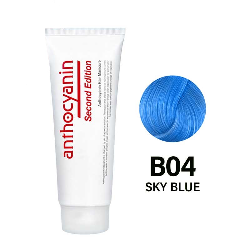 фото Краска для волос anthocyanin 230 b04 - sky blue