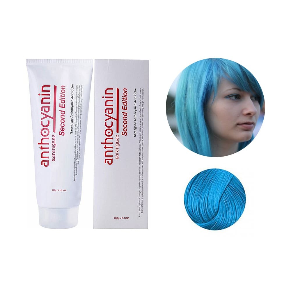 Краска для волос ANTHOCYANIN 230 B04 - Sky Blue система осветления волос blue oil