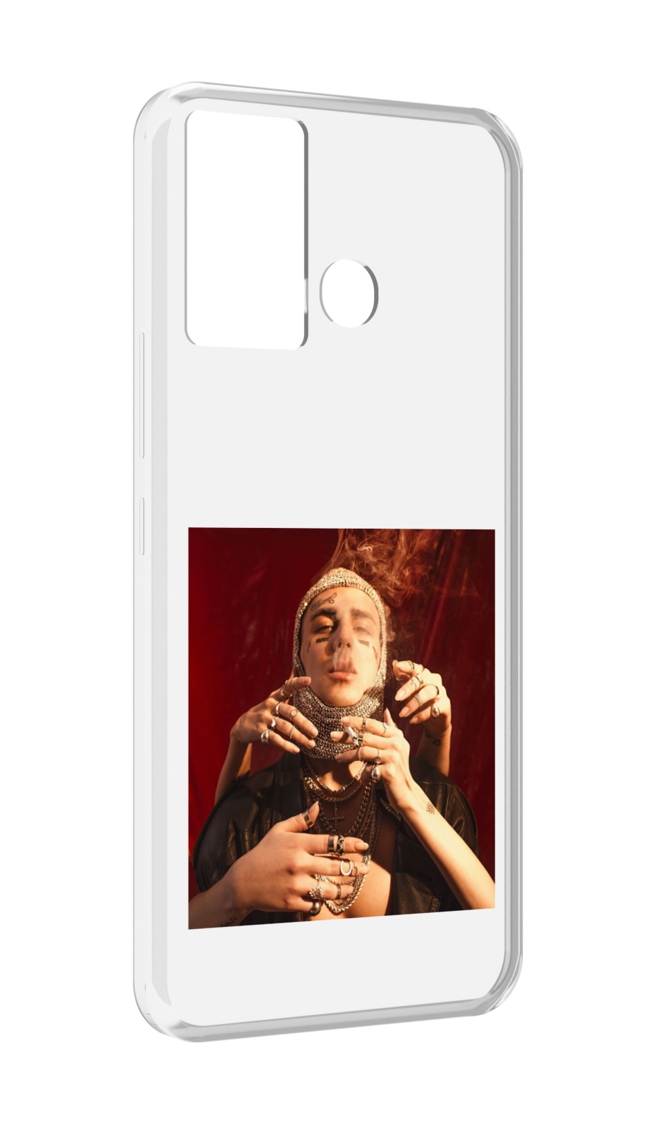 

Чехол MyPads Slime face для Infinix Hot 12 Play, Прозрачный, Tocco