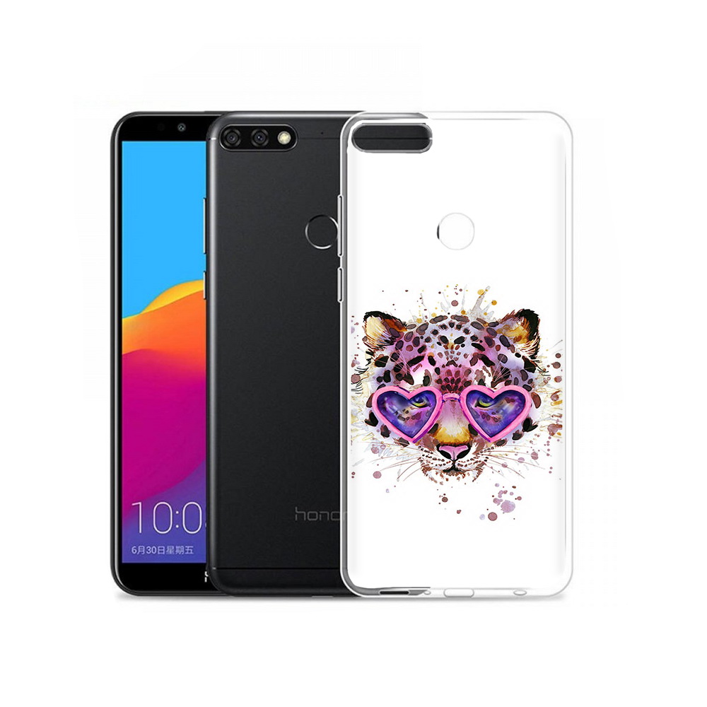 

Чехол MyPads Tocco для Honor 7C Pro модный леопард (PT113786.47.480), Прозрачный, Tocco