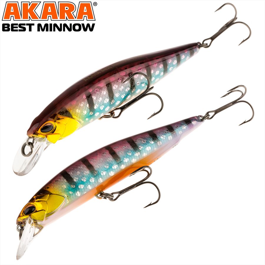 

Воблер Akara Best Minnow 100SP 15 гр 9/17 oz 3,9 in A209, Разноцветный, Best Minnow