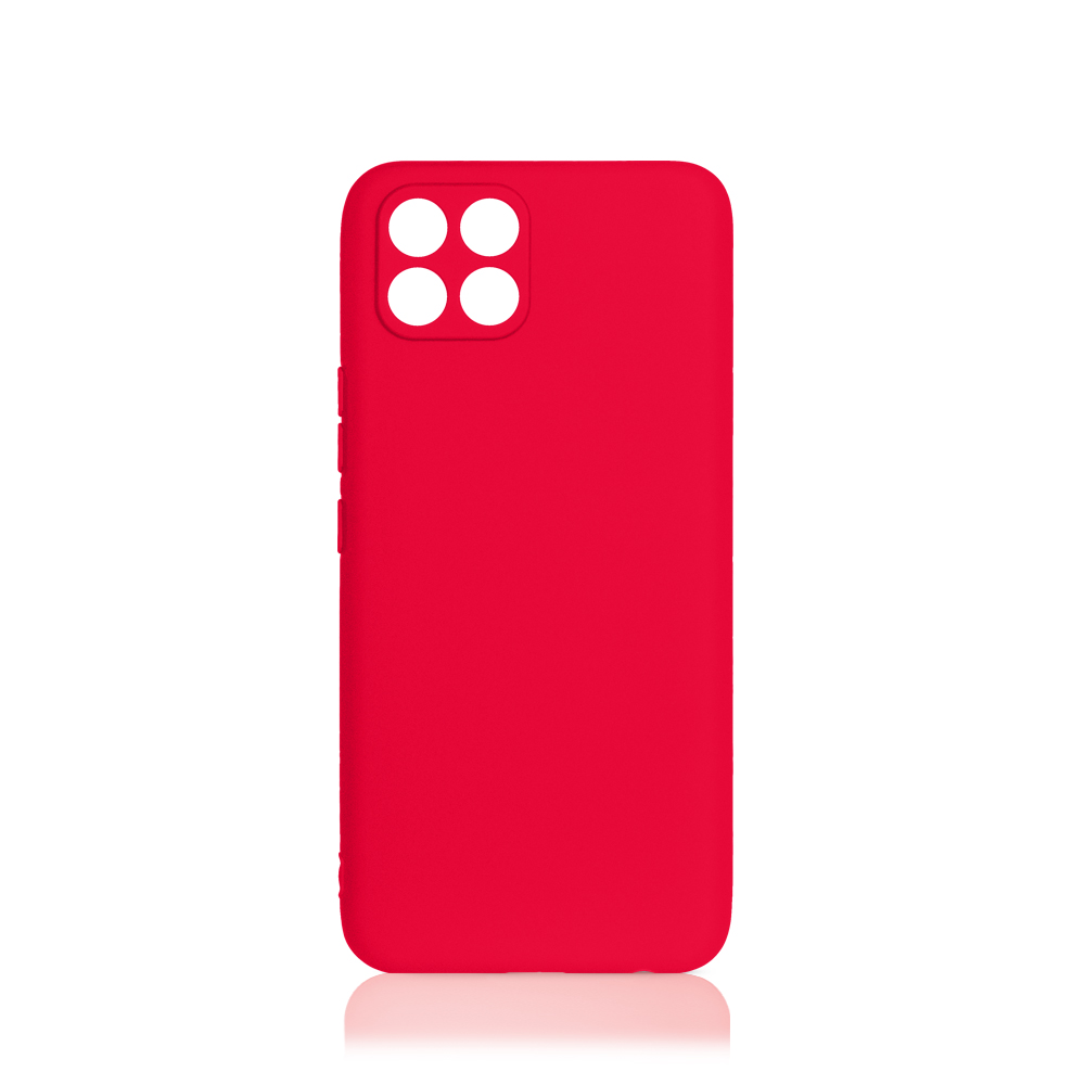 Чехол DF для Infinix Smart 6 HD Silicone Red inCase-10