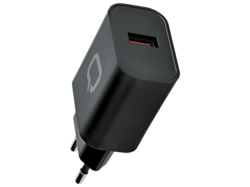 Сетевое зарядное устройство QUMO 0048 1xUSB 3A Black 33003 1279₽