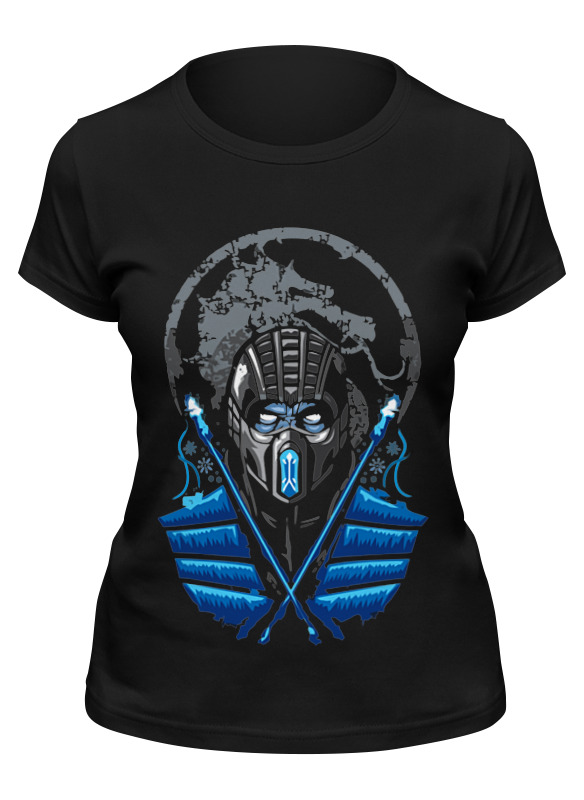 

Футболка женская Printio Саб-зиро (мортал комбат) черная 2XL, Черный, Саб-зиро (мортал комбат)