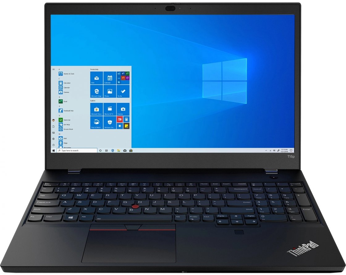 фото Ноутбук lenovo thinkpad t15p gen 1 black (20tn0003rt)