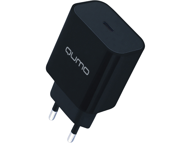 Сетевое зарядное устройство Qumo Energy Light Charger 0050 PD 20W 1xUSB Type-C Black 32874