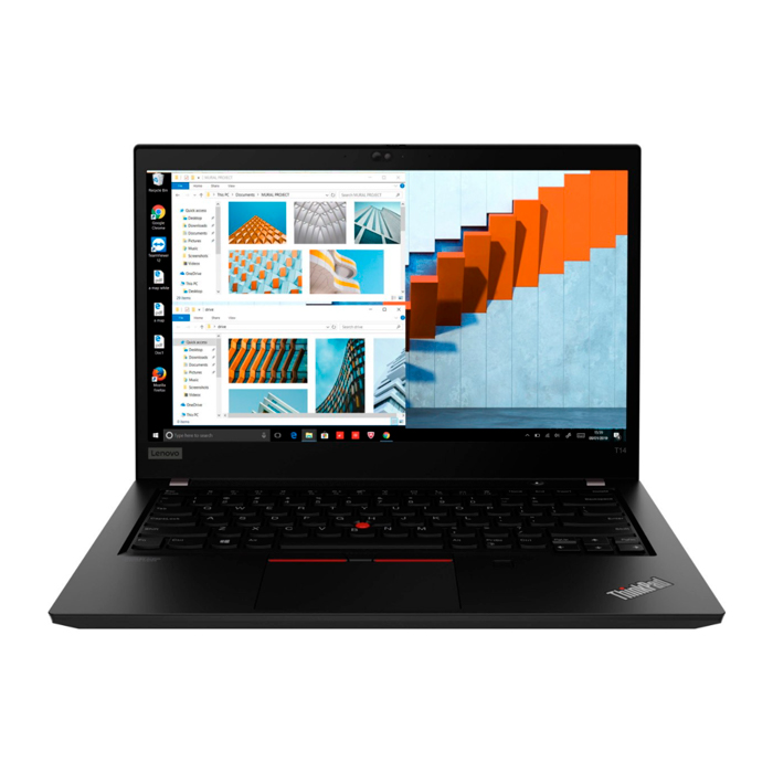 фото Ноутбук lenovo thinkpad t14 gen 1 black (20s0000mrt)