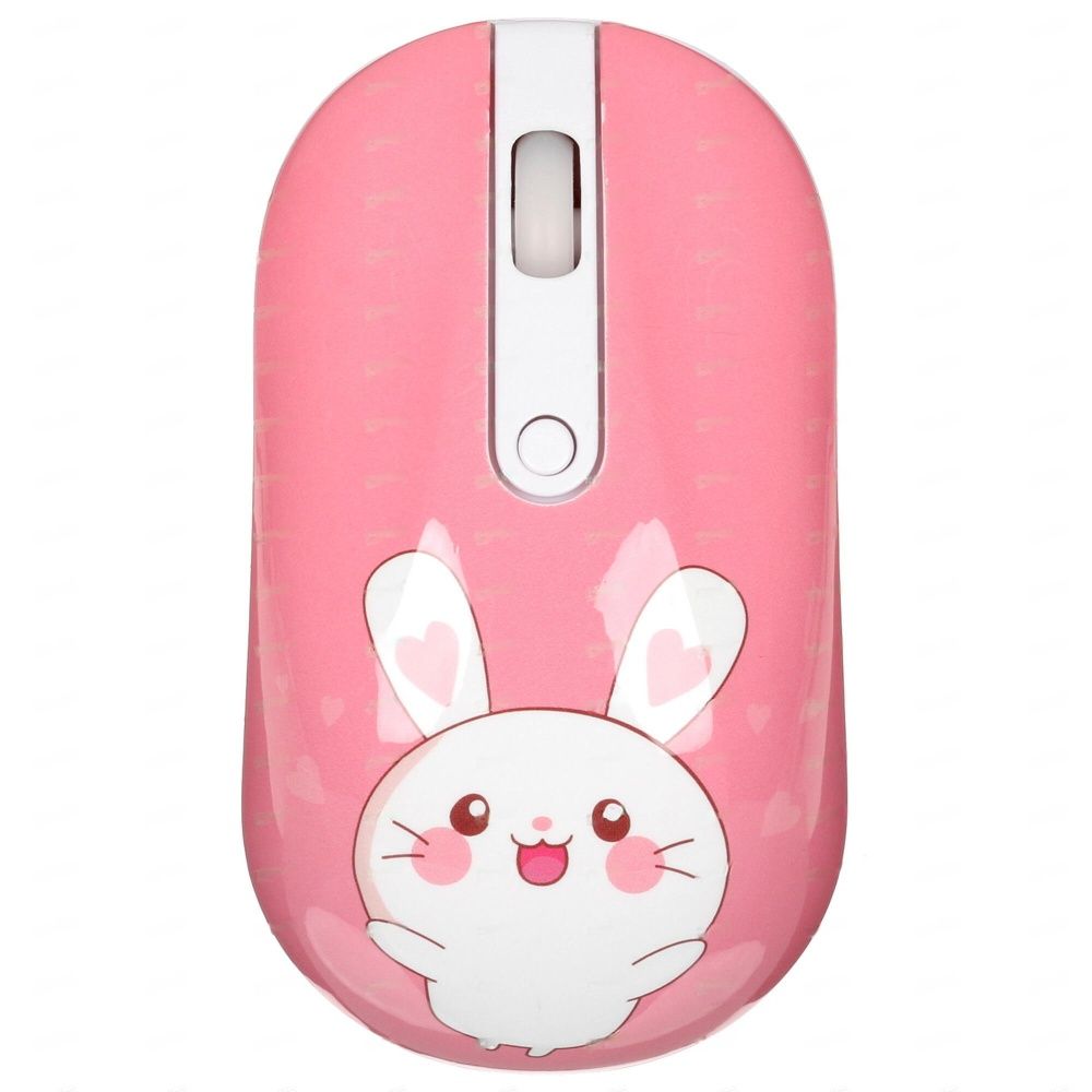 Мышь DEXP WM-311WU Rabbit with heart pink