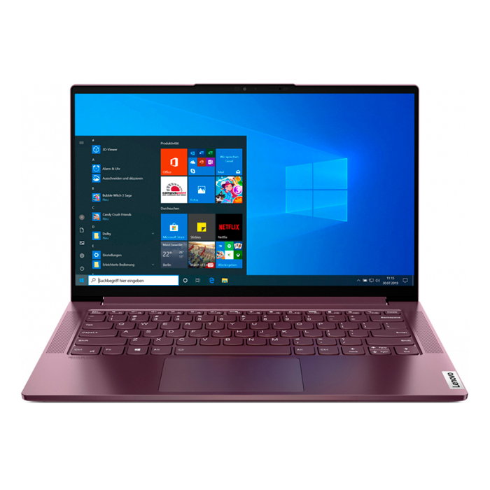 фото Ноутбук lenovo yoga slim 7 14iil05 violet (82a100h9ru)