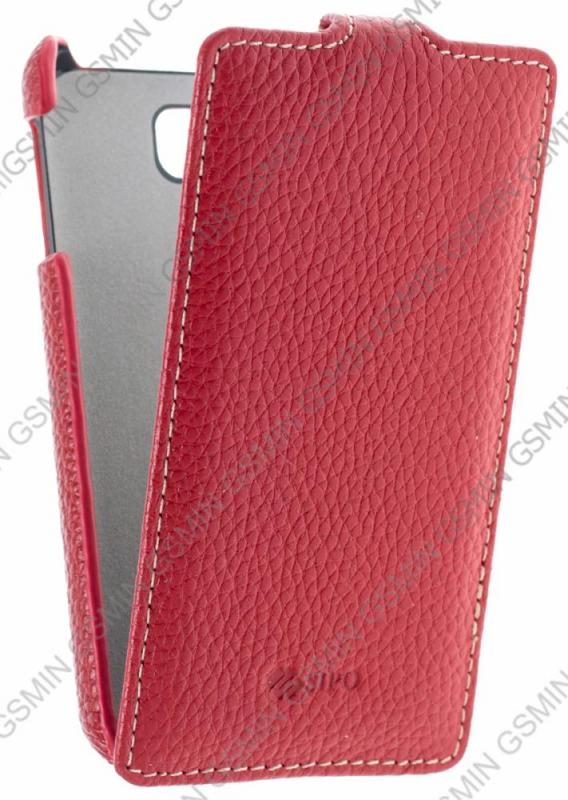 фото Кожаный чехол для lg optimus f5 / p875 sipo premium leather case - v-series (красный)