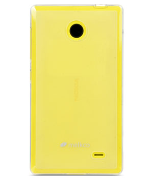 фото Чехол силиконовый для nokia x dual sim melkco poly jacket tpu (transparent mat)