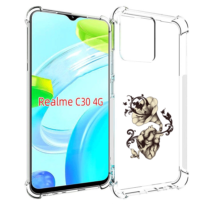 

Чехол MyPads Граммофон для Realme C30 4G / Narzo 50i Prime, Прозрачный, Tocco