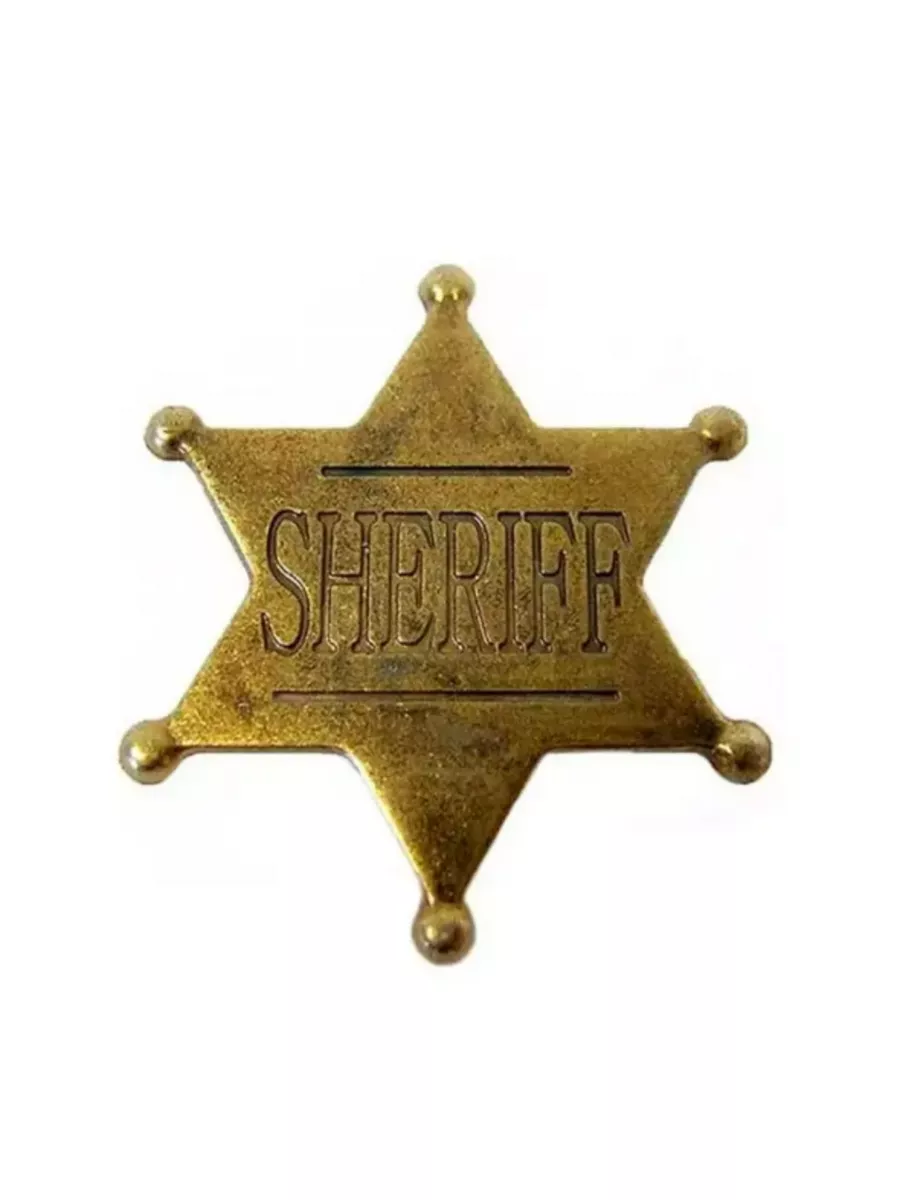 Значок шерифа (сувенирный) DE-106 KNP-DE-106