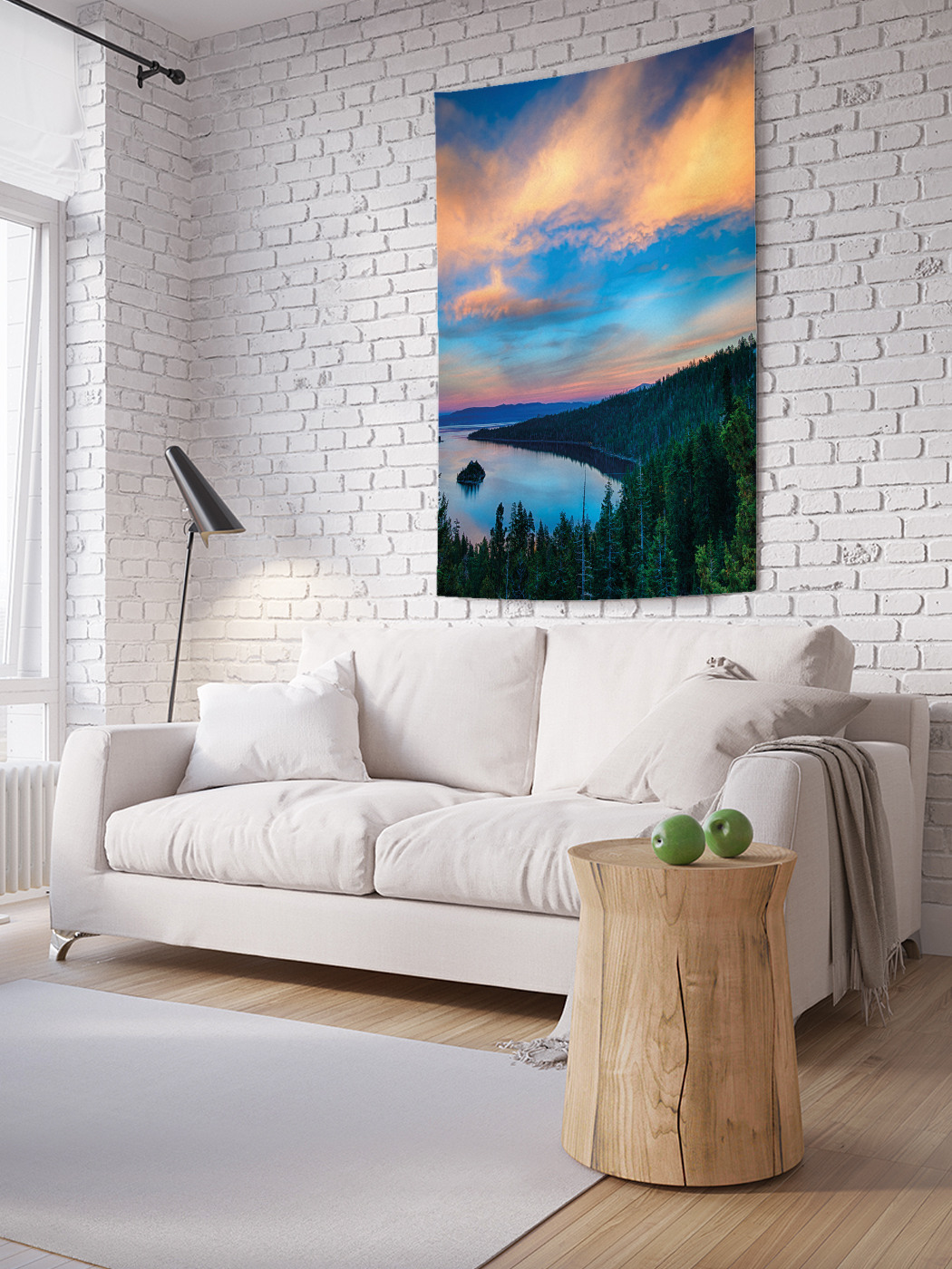 

Вертикальное фотопанно на стену JoyArty Река в горах 150x200 см, Река в горах