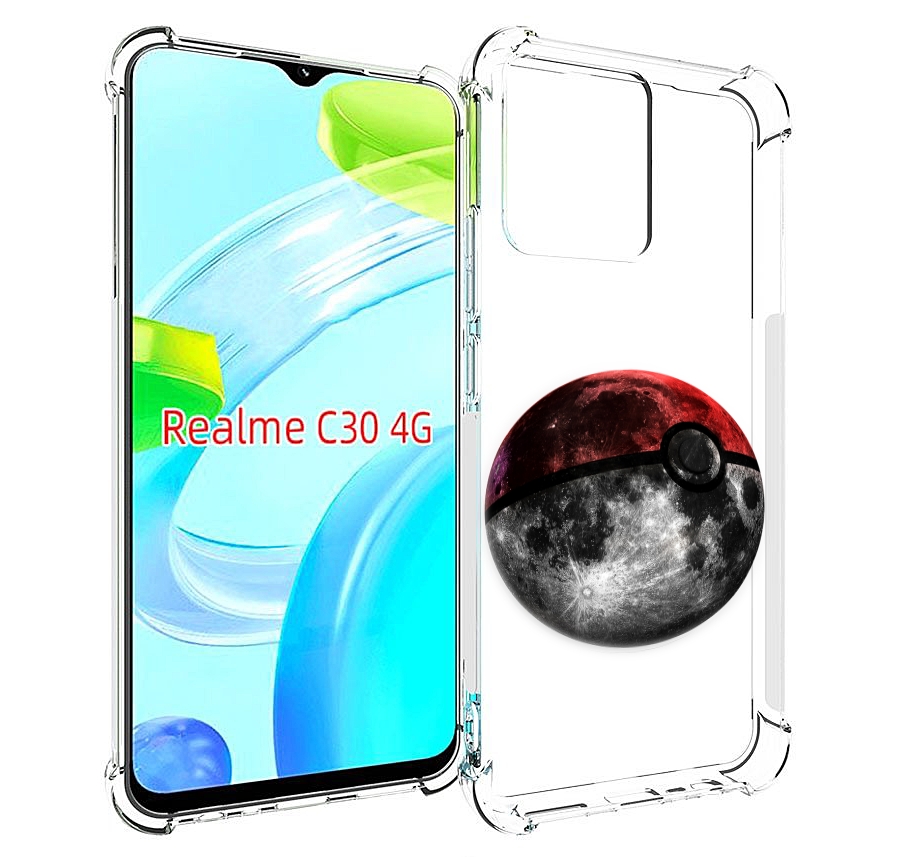 

Чехол MyPads планета покебол для Realme C30 4G / Narzo 50i Prime, Прозрачный, Tocco