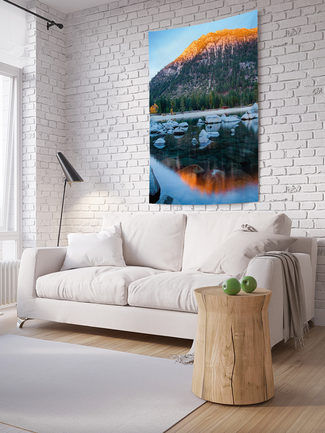

Вертикальное фотопанно на стену JoyArty Тающее озеро среди гор 150x200 см, Тающее озеро среди гор