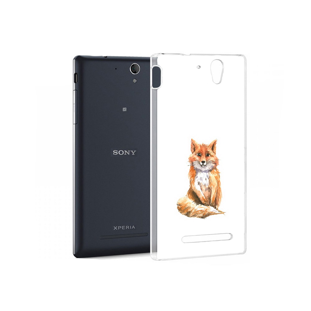 

Чехол MyPads Tocco для Sony Xperia C5 Ultra детская лиса (PT16261.253.320), Прозрачный, Tocco