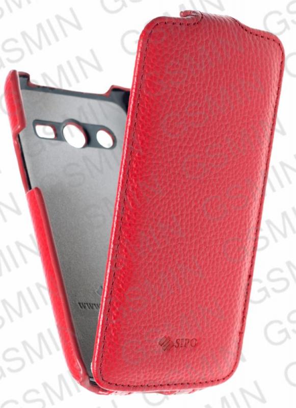 фото Кожаный чехол для nokia lumia 930 sipo premium leather case - v-series (красный)