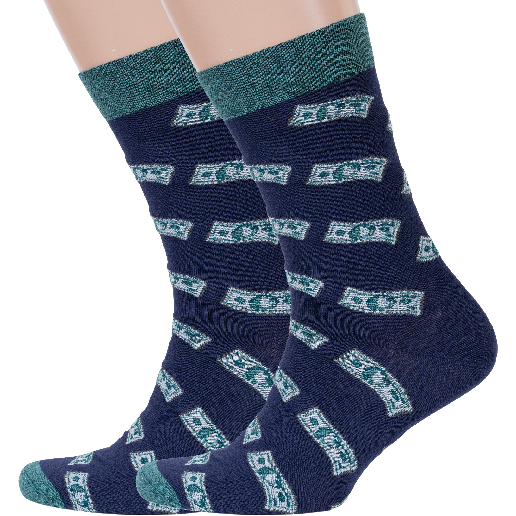 

Комплект носков мужских Красная Ветка 2-С-1365 синих 27, 2 пары, Синий, 2-С-1365