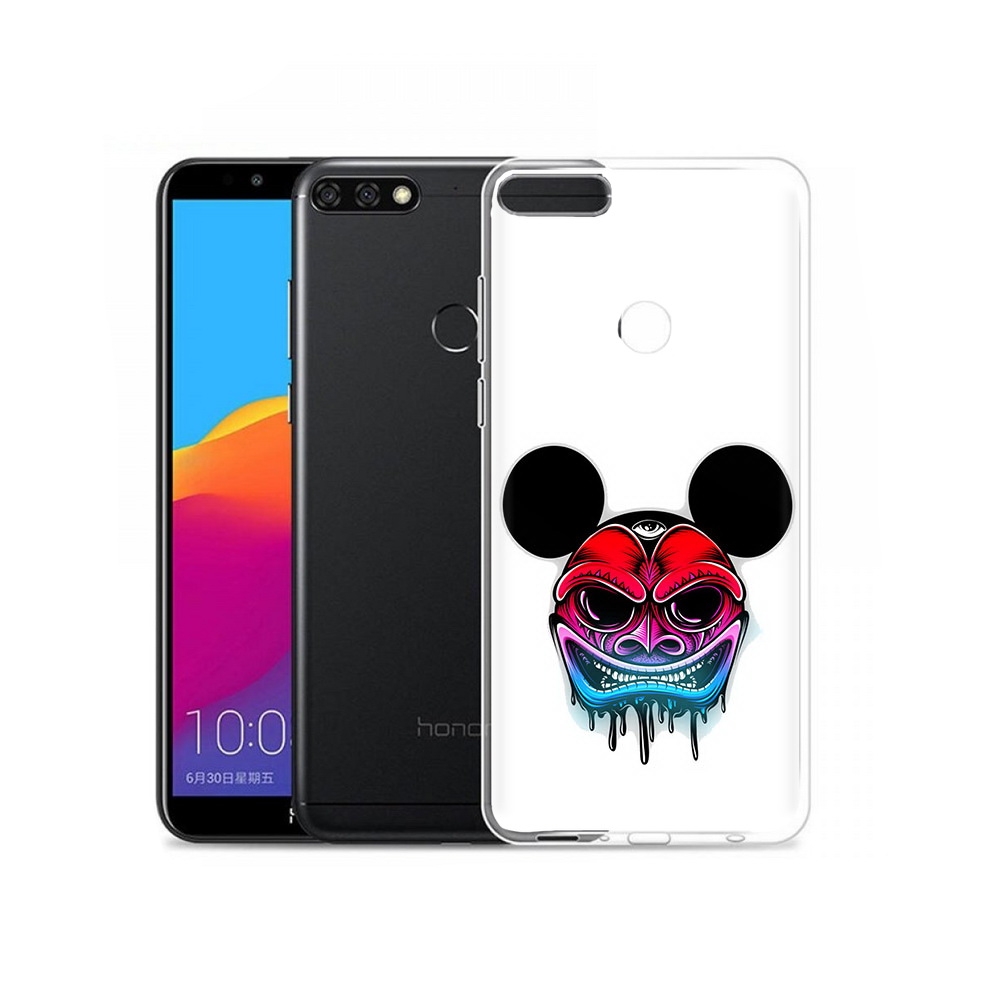 

Чехол MyPads Tocco для Honor 7C Pro микки в маске (PT113786.47.473), Прозрачный, Tocco