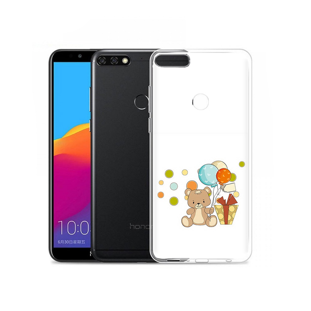 

Чехол MyPads Tocco для Honor 7C Pro медвеженок с подарком (PT113786.47.470), Прозрачный, Tocco